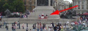 Preachers in Trafalgar Square