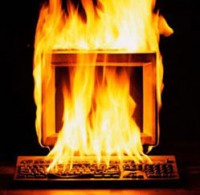 Burning PC