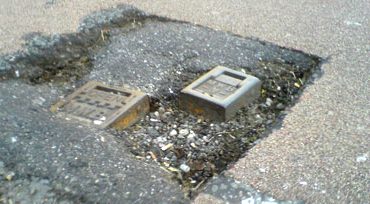 Hole in Road