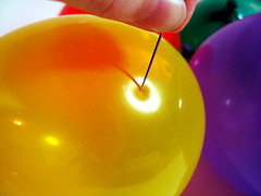 Balloon popping