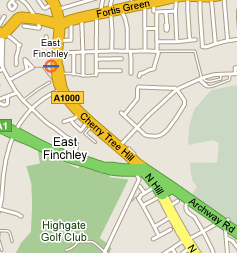 Small map segment Â© Google