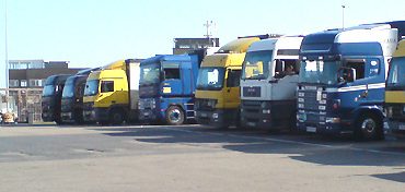 Trucks at Oostende