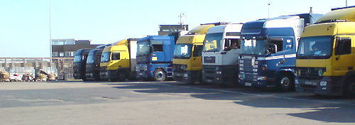 Trucks at Oostende
