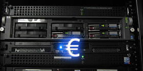 Server with a Euro sign