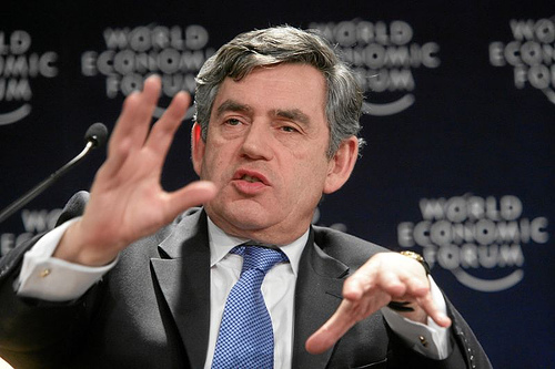 Gordon Brown at the World Economic Forum - CC / Flickr