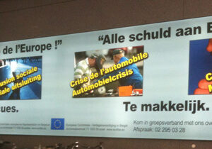 Advert at Gare du Luxembourg, Brussels