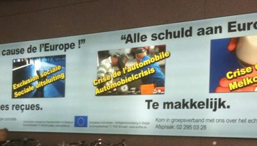 Advert at Gare du Luxembourg, Brussels