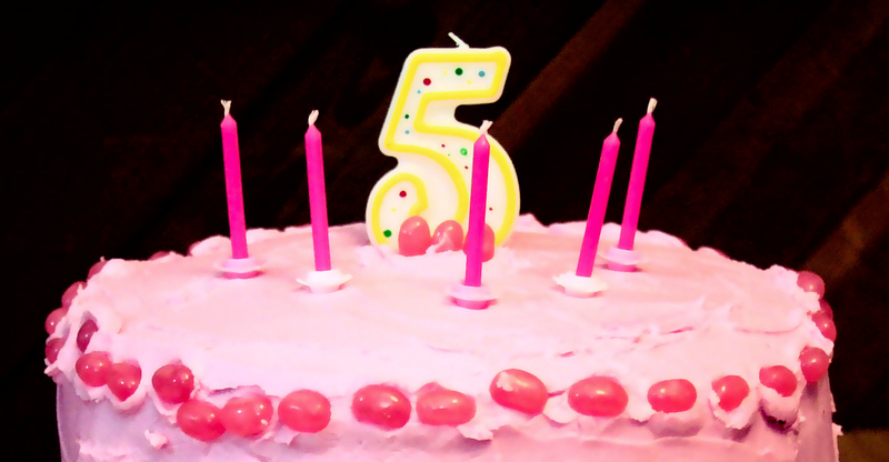 5 Years Birthday Cake - CC / Flickr