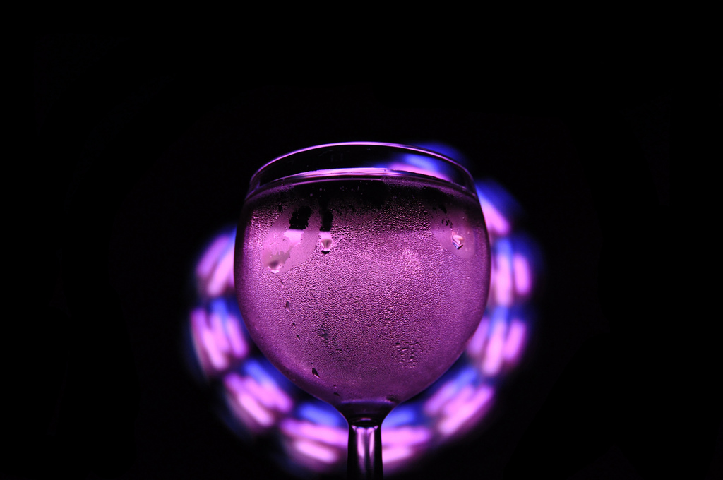 Colourful Wine Glass